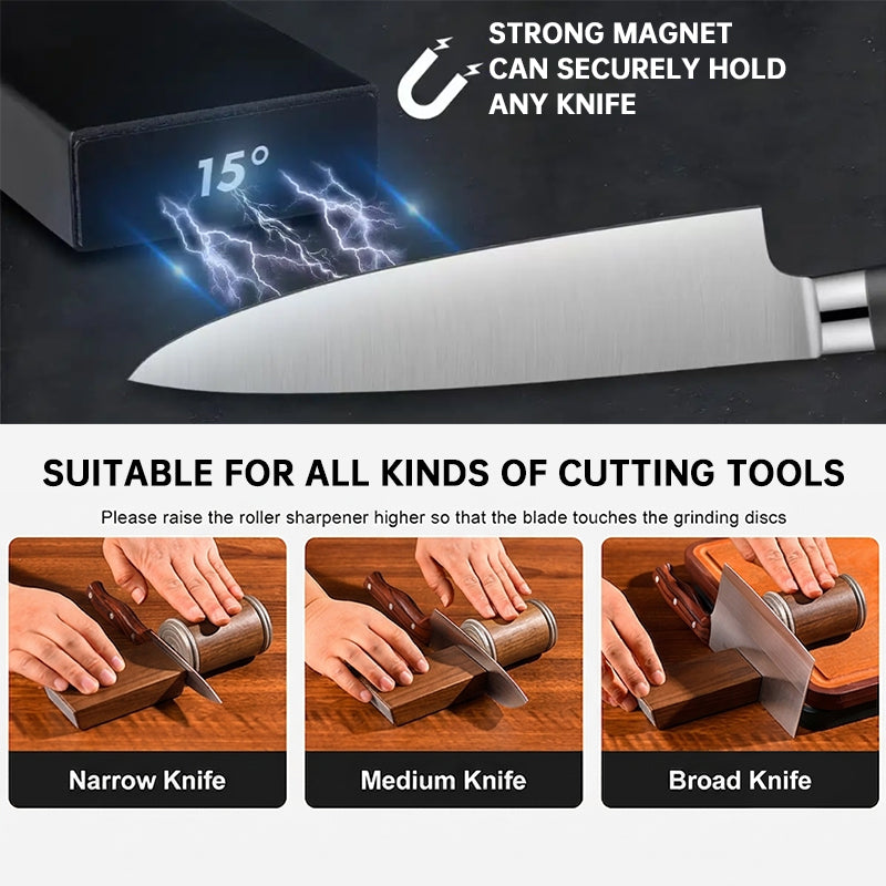 Magnetic Roll Knife Sharpener Kit