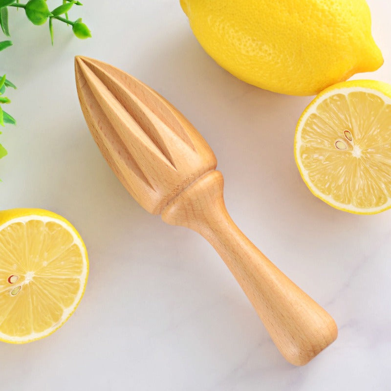 Manual Beech Wood Lemon Juicer