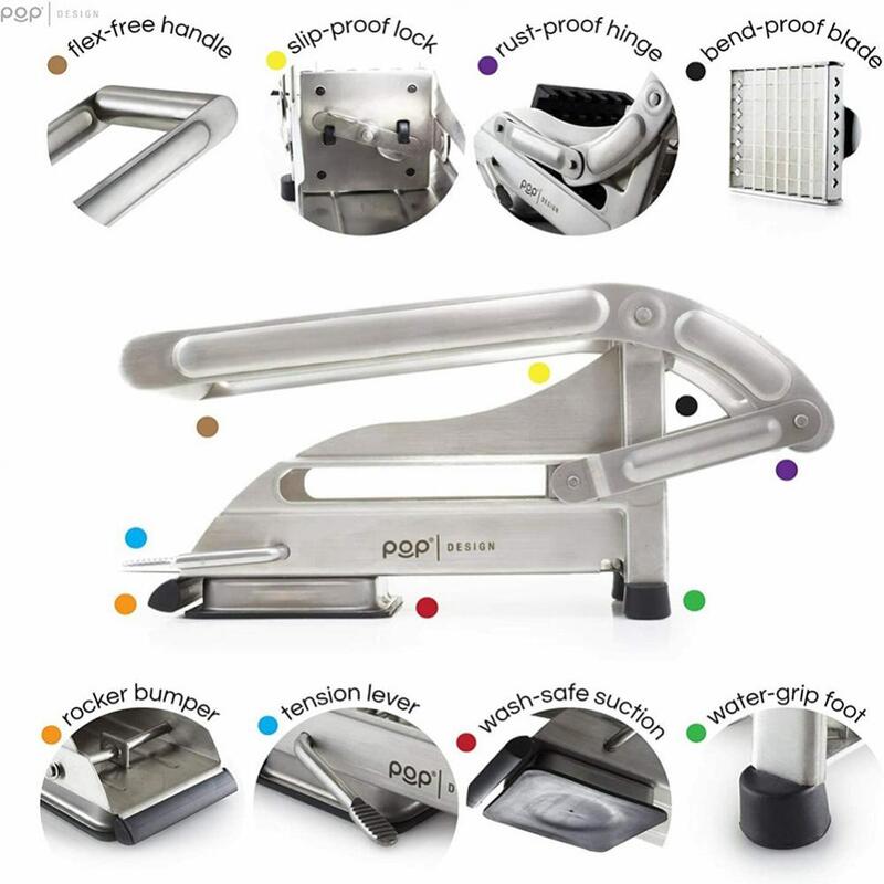 Manual Stainless Steel Potato & Vegetable Chip Cutter